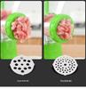 Manual Kitchen Tool: Hand-Cranked Meat Grinder, Vegetable Cutter, Sausage Stuffer, and Garlic Press.