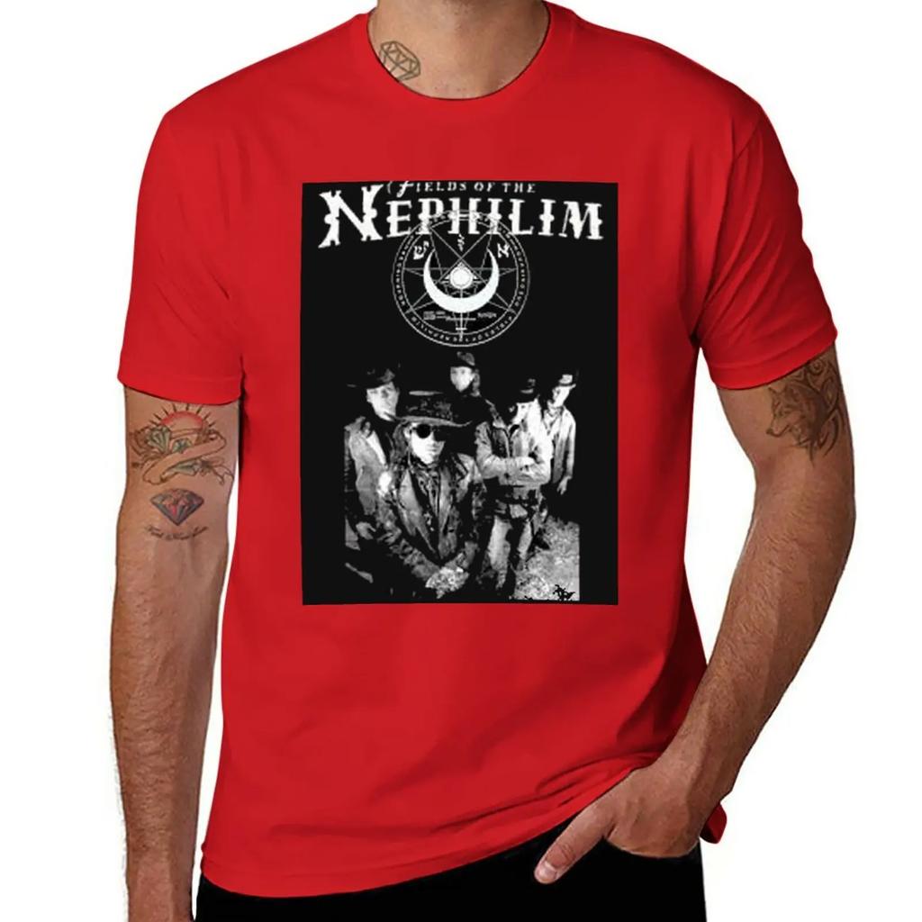 Field of the Nephilim Rr11 TShirt Graphics Summer Top Mens White T Shirts