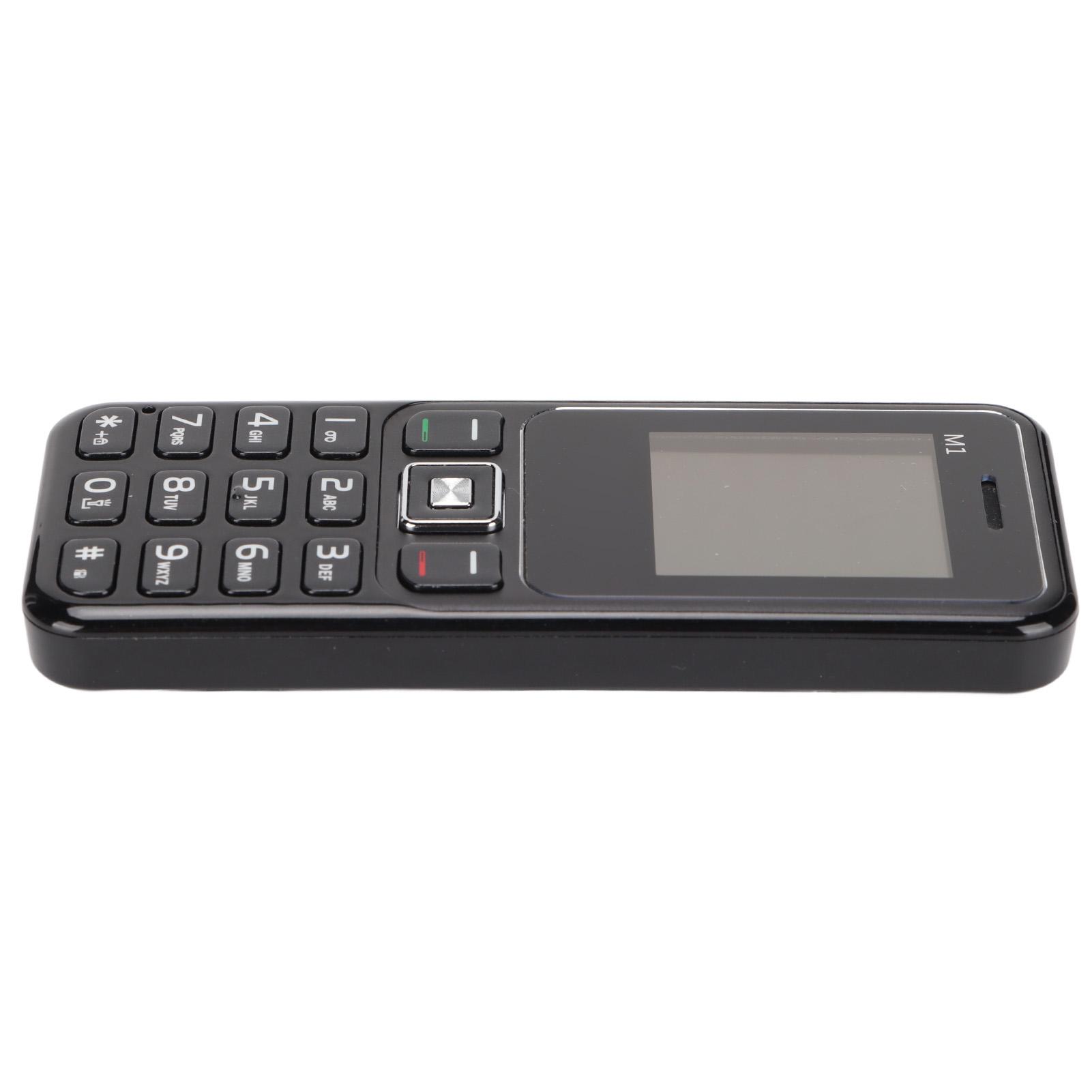 

M1 2G разблокированный мобильный телефон с двумя картами и шнурком 100‑240 В для пожилых детей с золотой вилкой ЕС EU Plug чёрный