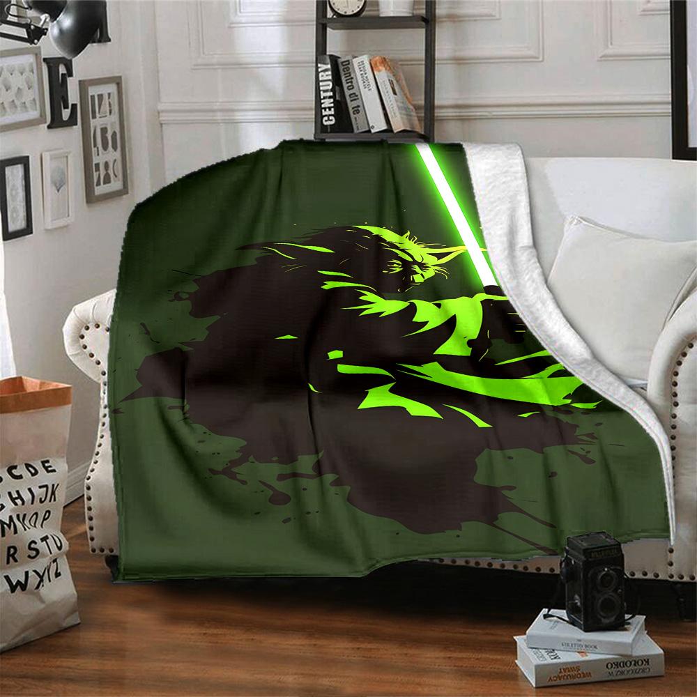 Star Wars Blanket Durable Comfort Great for Picnics Bedding Office All-Season Use Playful Design Perfect Gift for Relatives and Friends
