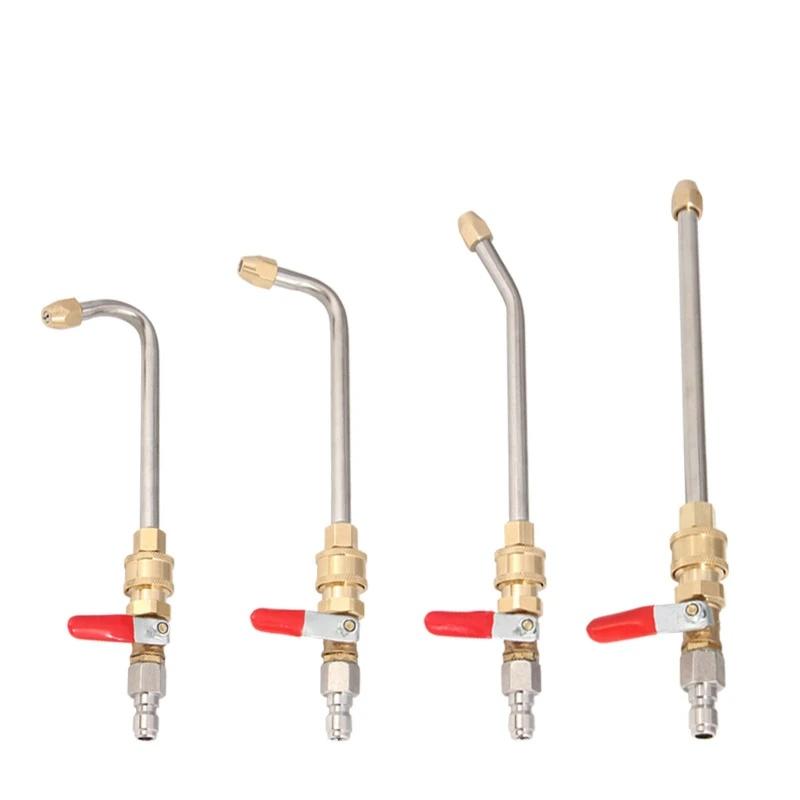 1/4 Quick - Plug Rod Brass&Stainless, Multiple Angles&Sizes, High - Pressure - Comparable for Car Wash, Yard Clean&More