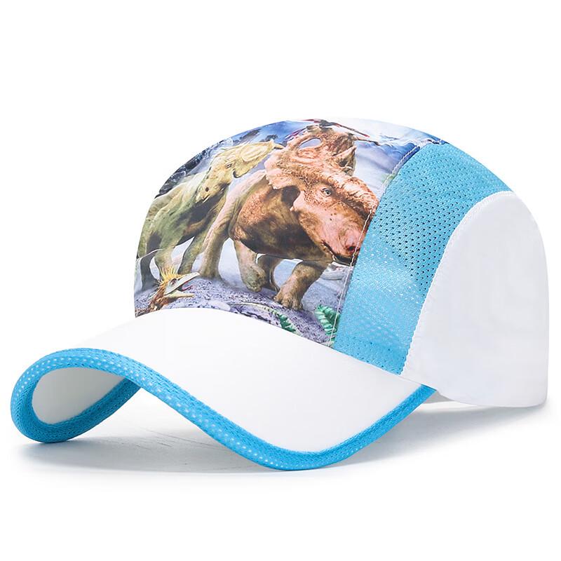 ZHENYUEQI Dinosaur Kids Quick-Dry Sun Hat Adjustable