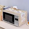 1pc European Style Lace Microwave Cover, Polyester Dustproof Appliance Protector with Floral Design, No Battery Required, Microwave Food Cover