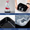 Disposable Rectangular Lunch Box with Compartments