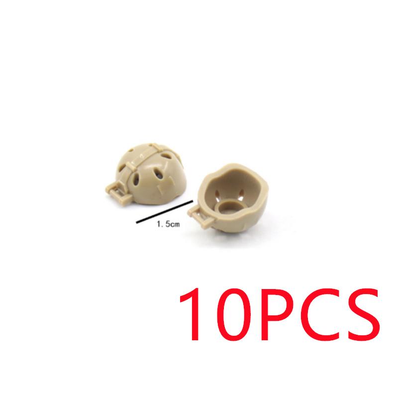 MOC Military Modern Weapon Accessories Building Blocks Character Backpacks Helmets Vests Armors Night Vision Devices Bricks Toy