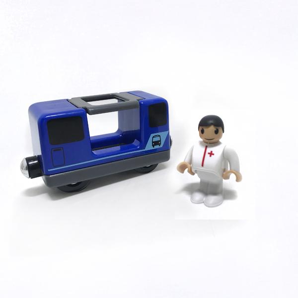 W2 Rlectric Car Harmonious Train Compartment Magnet Link Compatible Wood Track Compatible with All Type 1:64