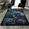 Gecko Frames Pattern Rug Floor Mat for Living Room or Bedroom Soft and Comfortable Carpet a Gift for Birthday and Holiday.