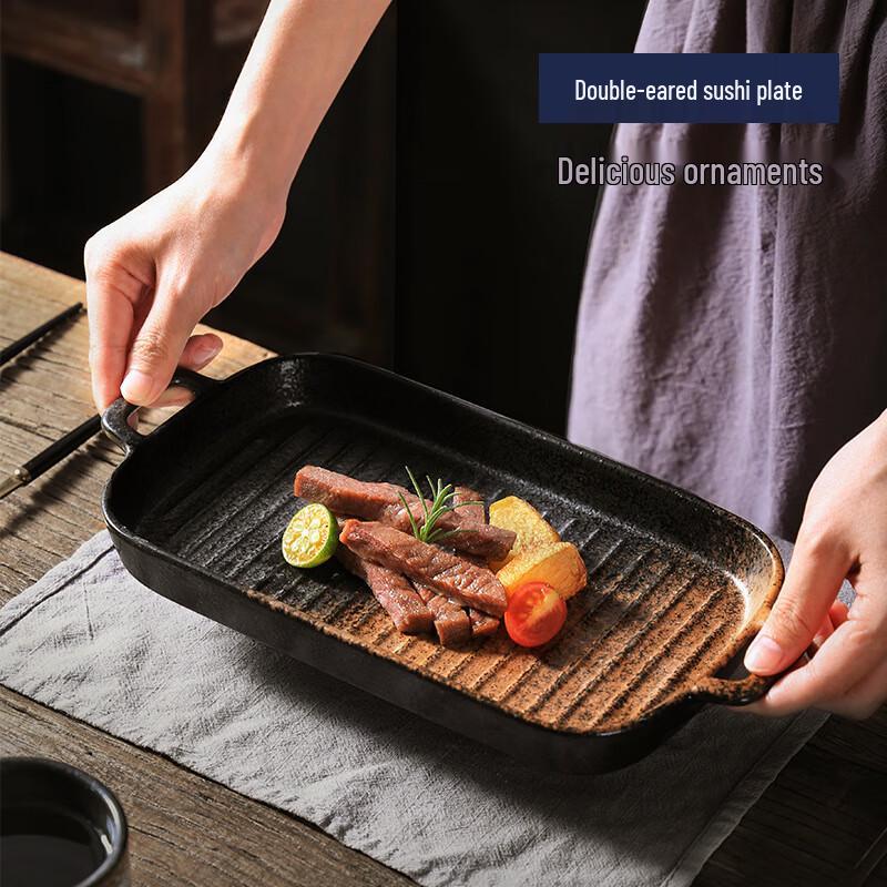 Керамическая прямоугольная форма для выпечки Changbaosen 12 дюймов