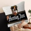H-Hertog Jan Pillow Gift Home Office Decoration Bedroom Sofa Car Cushion Cover Case 45X45