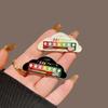 Unisex Mood Energy Brooch: Sliding Metal Badge for Social Expression