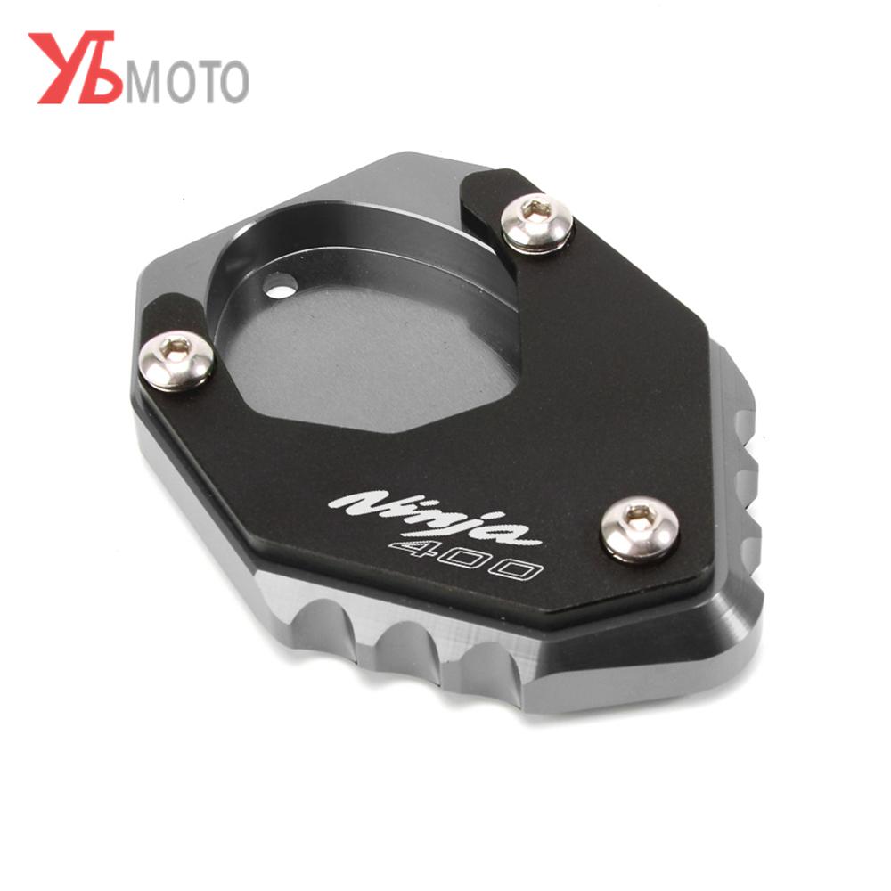 

Подходит для KAWASAKI VERSYS 650 Z400 NINJA 400 2022, алюминиевая подставка для мотоцикла, увеличительная боковая подставка для мотоцикла, удлинитель с ninja 400 grey