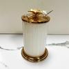 Creative Metal Butterfly Storage Jar Jewelry Cotton Swab Box Home Scented Candle Jar Nut Candy Box Crafts Home Decoration Modern