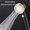 High Pressure Upgrade Shower Head 3 Modes Handheld Adjustable Water Saving Shower Head Pressurized Spray Nozzle Bathroom Supplies