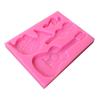 Resin Casting Silicone Mold Guitar Violin Keychain Pendant Jewelry Mould DIY