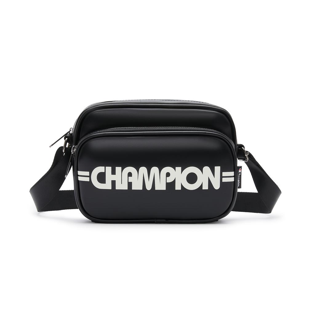 New Champion Fabric Shoulder Bag Unisex Gray Black/Black U4CACPU15