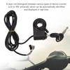 Keenso Motorcycle Handlebar Switch, Thumb Lock Electric Scooters Throttle Grip Accessory Black