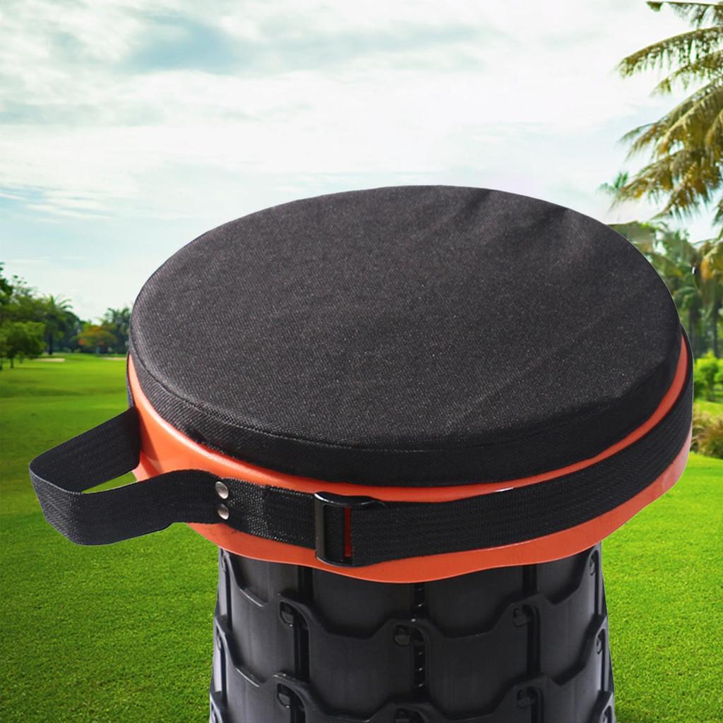 Telescopic Stool Cushion Chair Pads Thickened Stool Cushion Oxford Cloth Stool Seat Cushion Waterproof Round Cushion Stool Mat