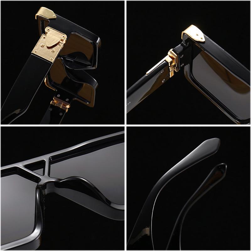 SHAUNA Ins Moda Popolare Vintage Quadrati Un Pezzo Occhiali da Sole da Donna Marca Designer Uomo Occhiali Maschera UV400