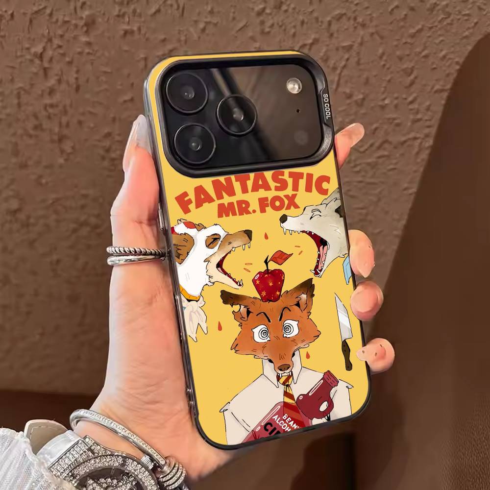 The F-Fantastic Mr. Fox  Phone Case For iPhone 17 16 15 14 13 12 11 Pro Max Plus Silver candy Matte Cover