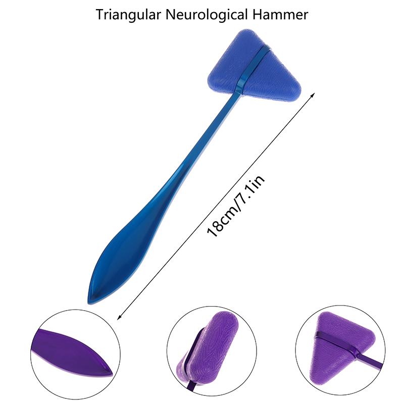 Triangular Neurological Professional Hammer For Percussion Mallet Neurological Percussion Diagnostic Hammer Zinc Alloy+Abs