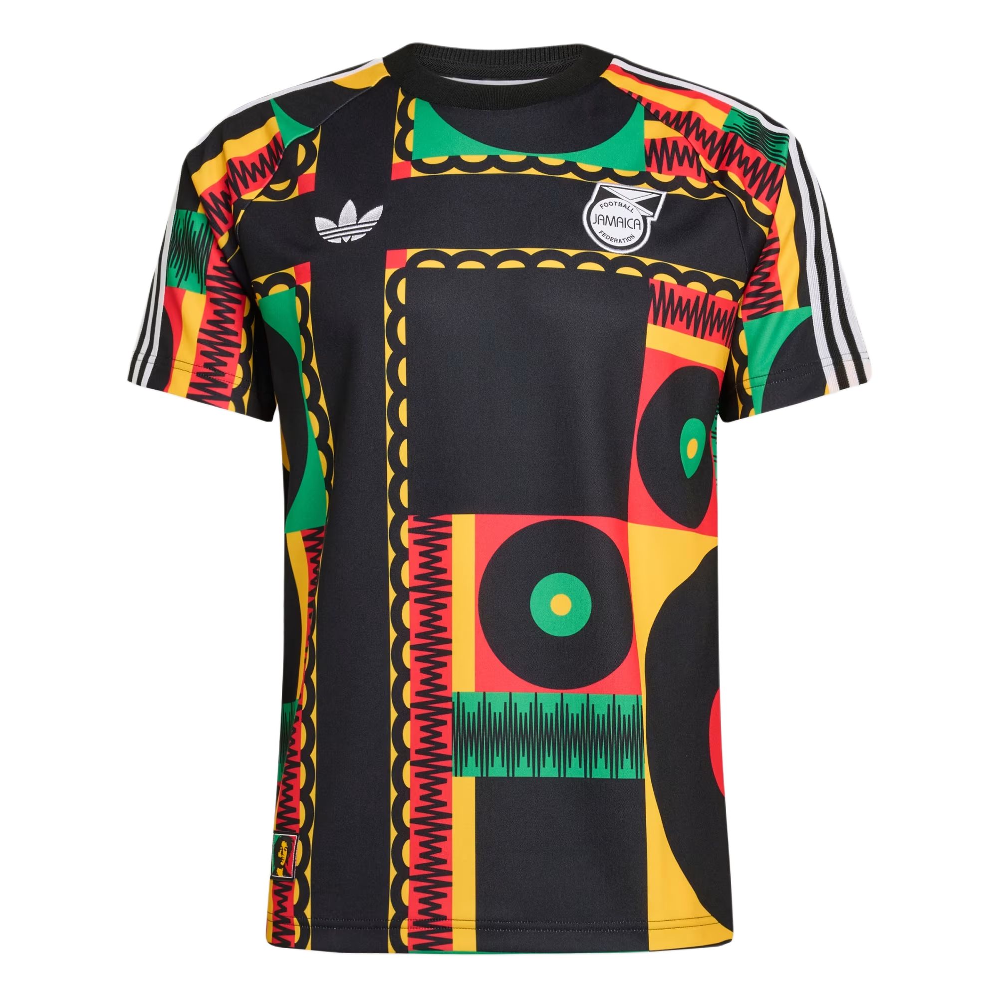 adidas Originals x Bob Marley Jamaica Football Jersey Black KS2679 M