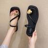 Fashion Outside Black Slides New Fashion Woman Slippers High Quality H Sandal Korea Style Sandals Vip On Offer Non Slip Shoes for Women