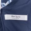 Her Lip To Navy Secret Garden Midi Dress Dress M NavyUsed