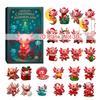 2D Flat Salamander Calendar Advent Random Box Dragon In The Forest Mystery Box 24 Days Countdown Box for Christmas
