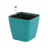 Mini Square Plastic Planter With Self Watering System For Succulents And Small Plants