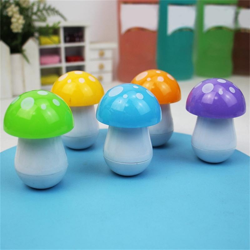 6Pcs Novelty Mushroom Ballpoint Pen Funny Writing Pen Christmas Stocking Fillers for Kid Boy Girl Christmas Party Favor