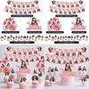 Demon Slayer Kimetsu No Yaiba Party Decorations With Flags Balloons And Cake Toppers For Childrens Birthday