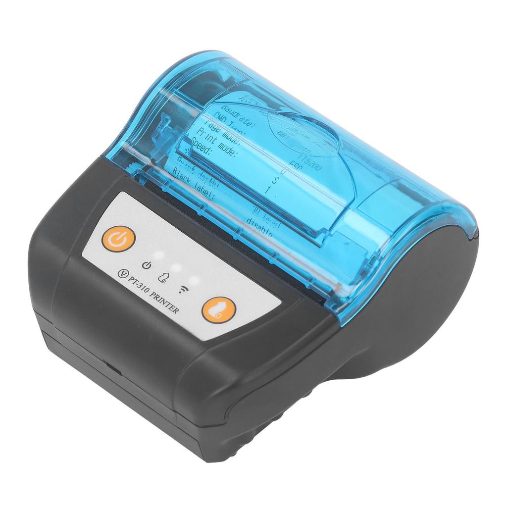 80mm Bluetooth Receipt Printer Portable Label Printer Wireless Thermal Printing Machine Built In Battery