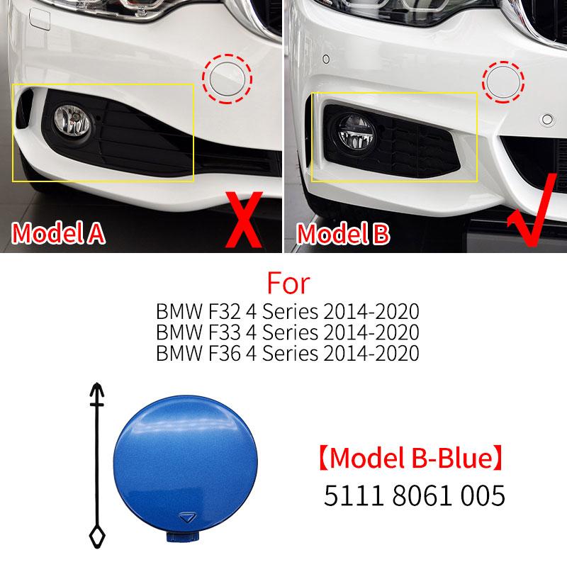 Für BMW F32 F33 F36 M Sport 2014- Auto Frontstoßstange Anhängerkupplung Abschlepphaken Abdeckkappe Zubehör für BMW 4er Serie 420 425 430 440