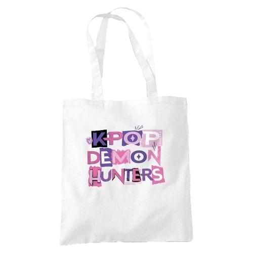 K-Pop Demon Hunters Scrapbook Travel Logo Tote Bag