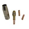 5Pcs Set Guard Nozzle Contact Tip Consumables Holder 06 08 09 10 12Mm Mig Welding Mb15 15Ak Soldering Tool