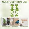 13Cm Frog Shaped Reusable Cable Wire Tie Cute Decorative Twist Bendable Garden Plant Support Adjustable Flexible Clip For Stem