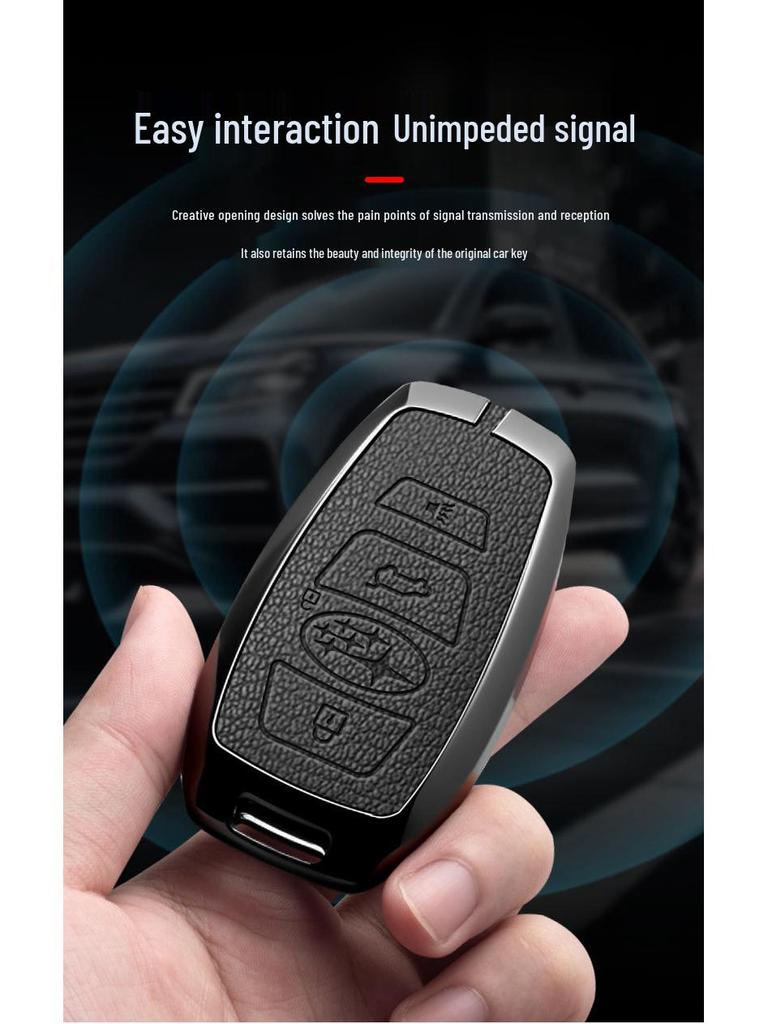 Subaru Key Case: Full Coverage Protective Shell for Forester, Outback, BRZ, Legacy, XV with Metal Buckle