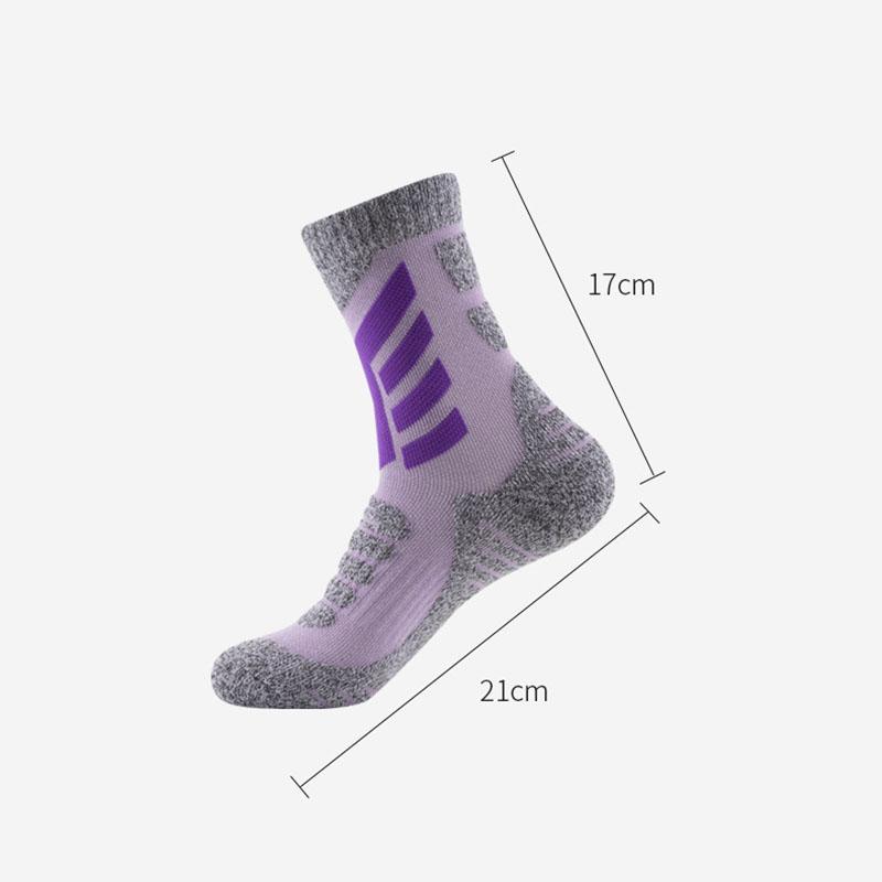 Damen Skisocken Wadenlang Thermisch Frotteeschlaufe Rutschfest Wintersportsocken zum Snowboarden und Wandern