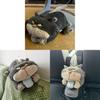 Cat Plush Tissue Box Cover Cute Cartoon Cat Tissue Holder For Home Car Interior Decor