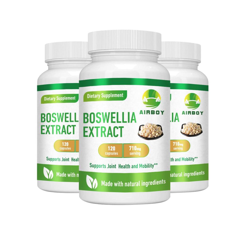 Boswellia-Extrakt Nahrungsergänzungskapseln; tägliches Gelenkpflege-Nahrungsergänzungsmittel für Erwachsene.