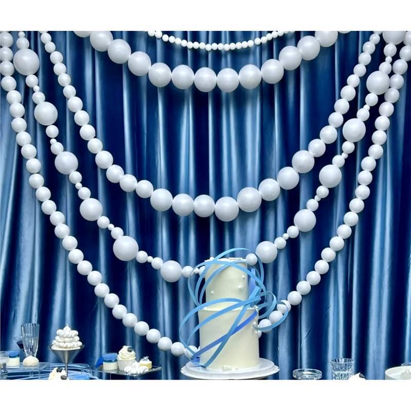 Giant Pearl String Wedding Ornament for Display & Décor