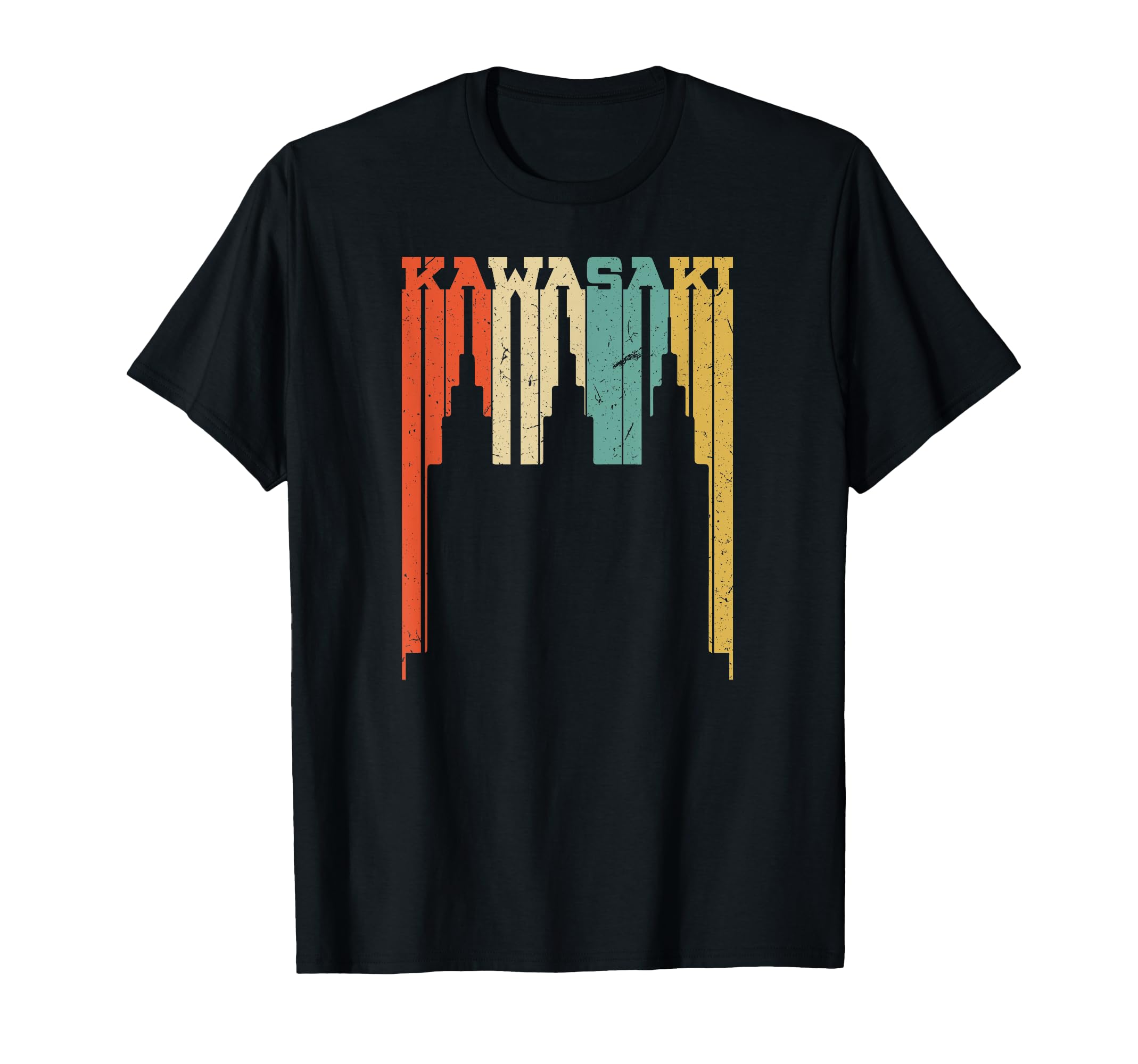 

Retro Vintage Kawasaki T-shirt чёрный