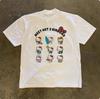 Sanrio 2026 Summer Comic Form Hello Kitty Image 100 Cotton Printed Casual Tshirt Adult Children Parentchild Top Casual Wear