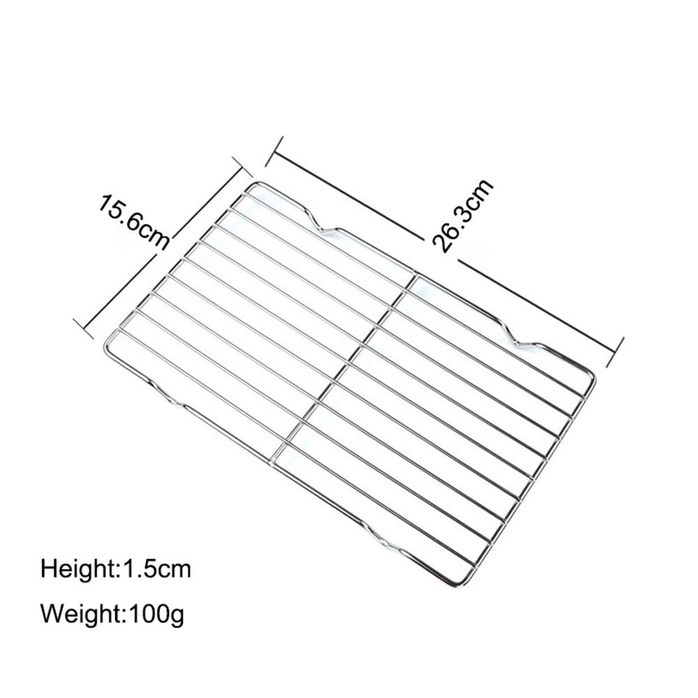 New Stainless Steel Cooling Rack Non-stick Silver BBQ Tray Baking Tray