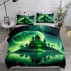 Moon Castle Boys Duvet Cover Set UK Single Double Queen King US Twin Full King Size Bed Linen Set Soft Comfortable