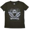 The Offspring Ladies T-Shirt: Feathered Winged Skull (XX-Large)