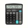 12-digit Large Lcd Display Calculator Standard Function Calculator With Solar & Battery Dual Power For Home Basic Desktop Office