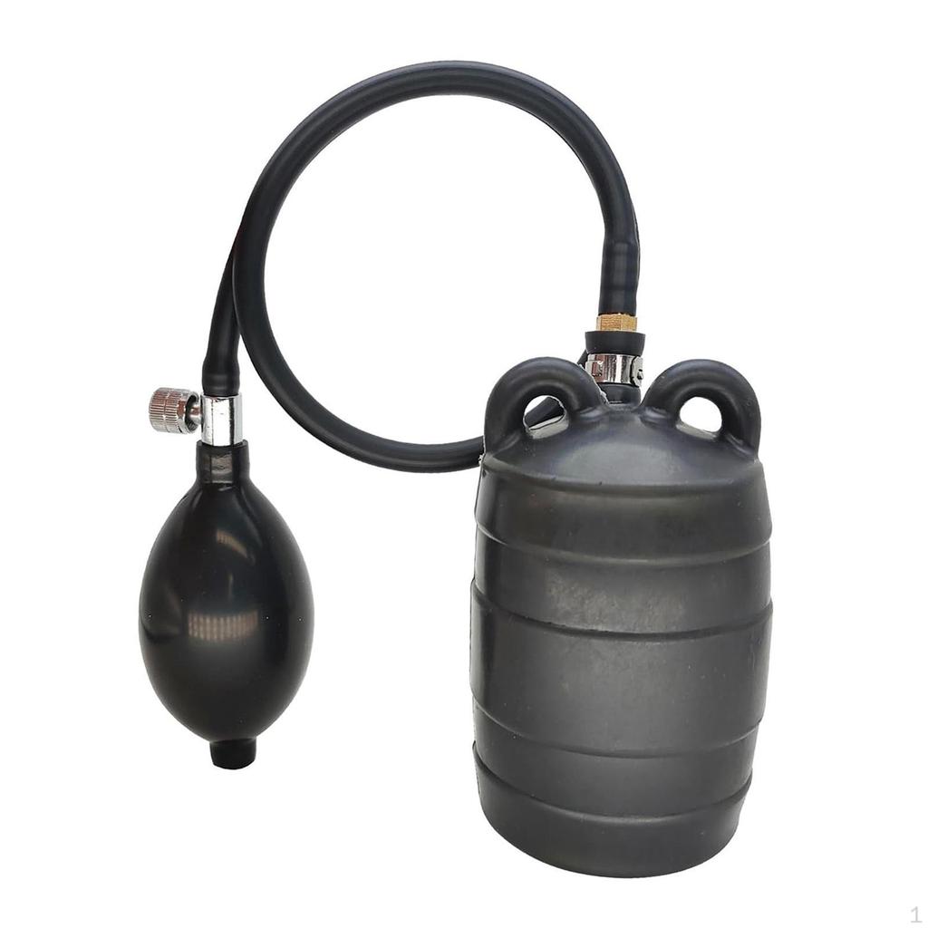 Aufblasbarer Rohrstopfen Sanitärtest Einfach zu bedienen Effektiv, Gummi mit Handball