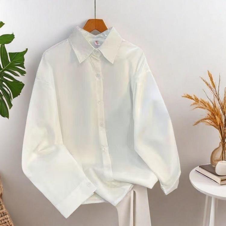 Early Spring Stylish Elegant Women Sunscreen Shirt Unique French Inspired Design Top