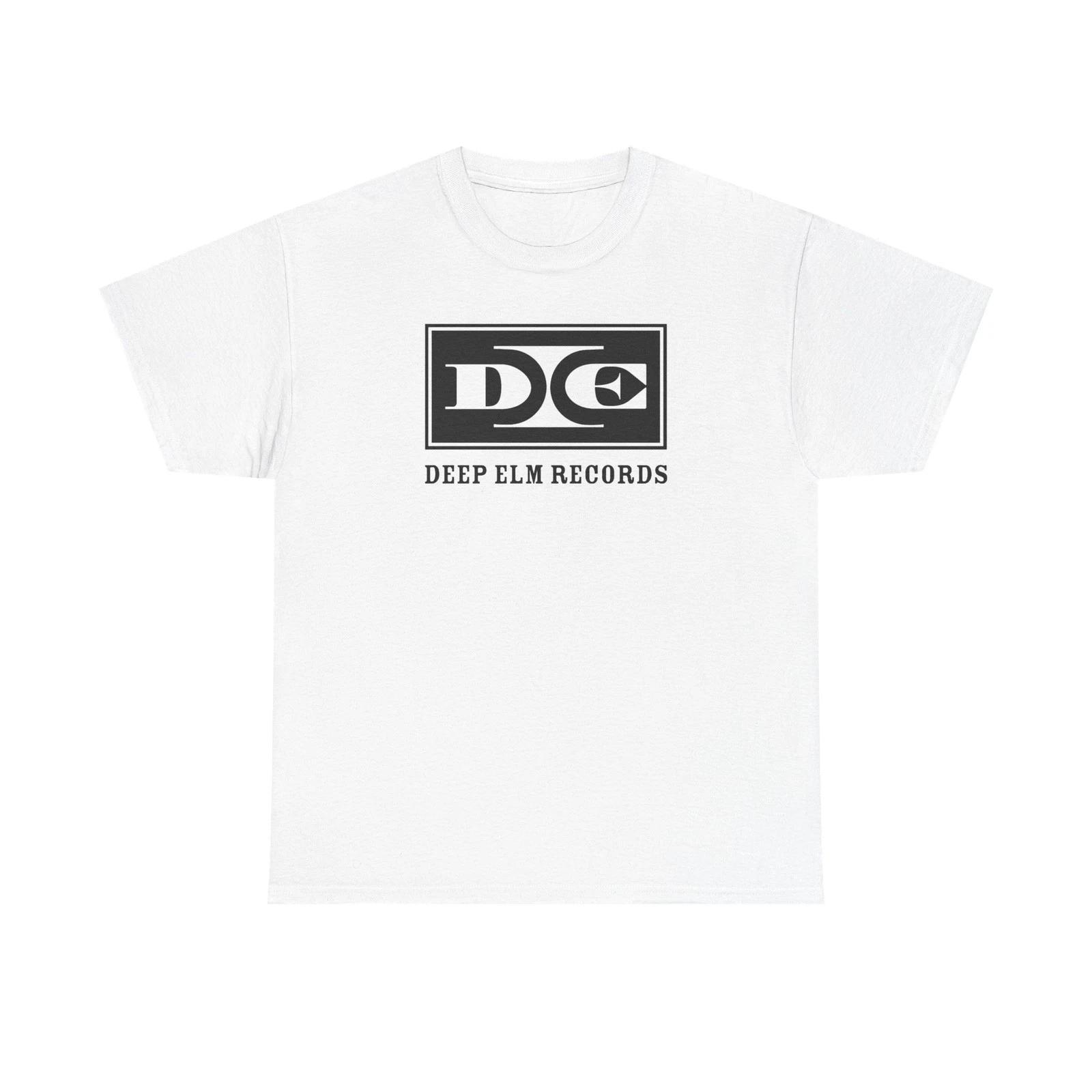 Deep Elm Records Logo Shirt - USA, Emo, Indie Rock XL